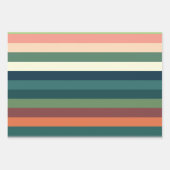 Kleurstrepes Inpakpapier Vel (Voorkant)