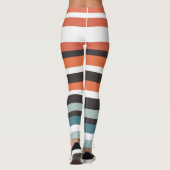 Kleurstrepes Leggings (Achterkant)