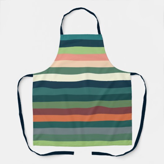Kleurstrepes Schort (Voorkant)