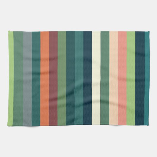 Kleurstrepes Theedoek (Horizontaal)