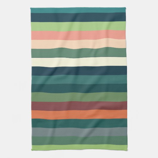 Kleurstrepes Theedoek (Verticaal)