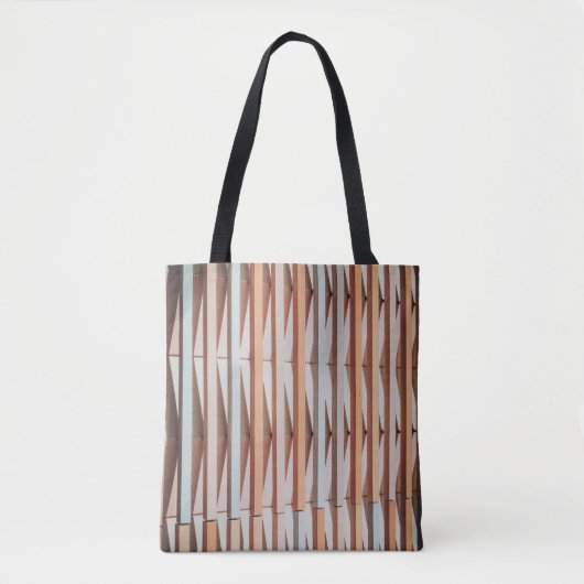 KLEURSTRIPEN EN SCHADOWS TOTE BAG (Voorkant)