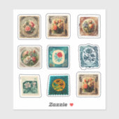  KLEURSTROMEN VOOR SCHRAPBOEK STICKER (Vel)