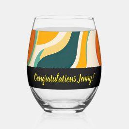 Kleurstromen Wijnglas Zonder Voet