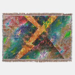 Kleurstrook van gekleurde lagen met roestvast verb deken