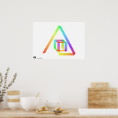 Kleurstroom Poster (Keuken)