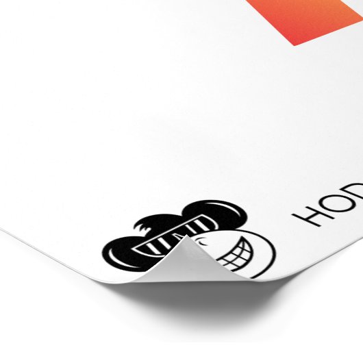 Kleurstroom Poster (Hoek)