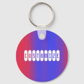 Kleurstroom - Sjabloon Sleutelhanger (Voorkant)