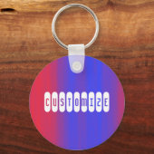 Kleurstroom - Sjabloon Sleutelhanger (Voorkant)