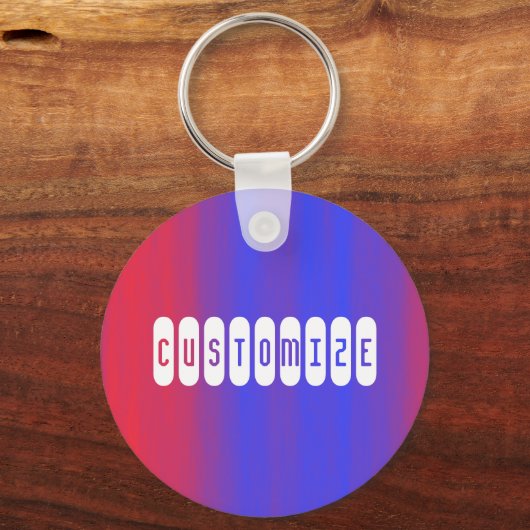 Kleurstroom - Sjabloon Sleutelhanger (Voorkant)