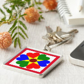 KLEURSTROOMHARTEN SLEUTELHANGER (Zijkant)