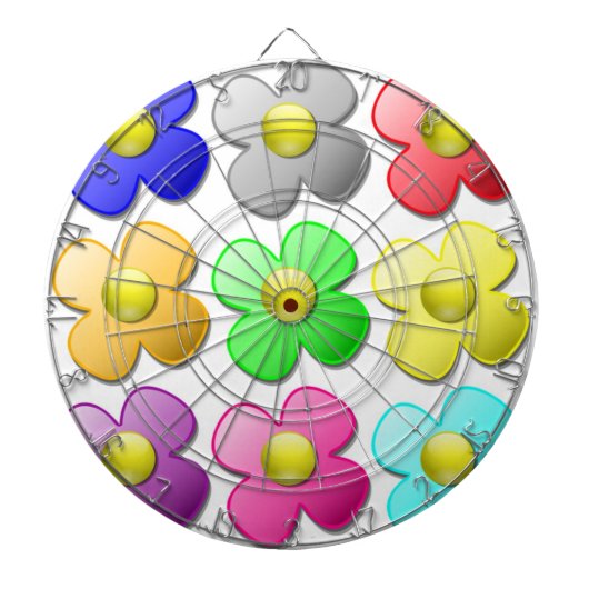 KLEURSTROOMPATROON DARTBORD (Voorkant)