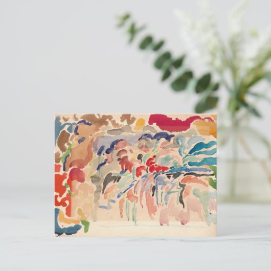 kleurstudie | Rik Wouters Briefkaart (Staand voorkant)