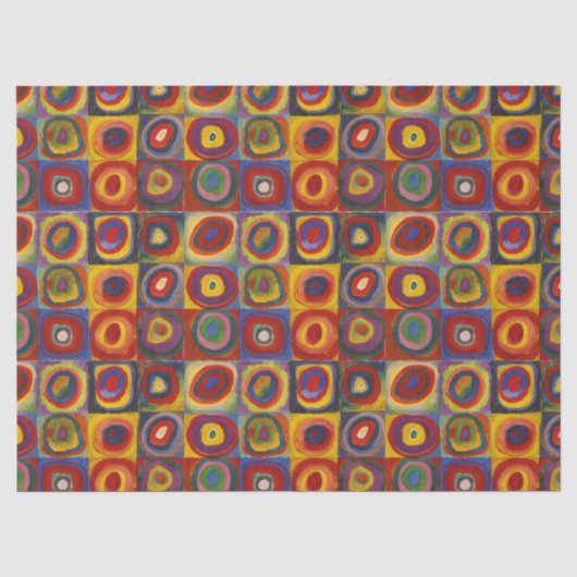 Kleurstudie - Wassily Kandinsky Tissuepapier (Voorkant)