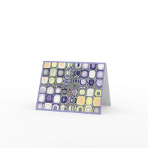 Kleurstudies...Silverset Blue Agate Note Kaart