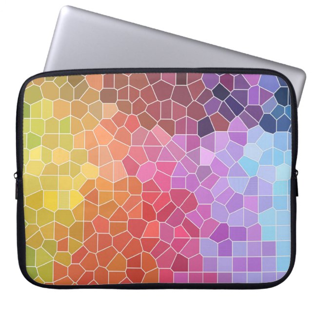 Kleurstukken Laptop Sleeve (Voorkant)