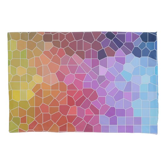 Kleurstukken omkeerbaar kussensloop (Voorkant)