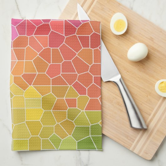 Kleurstukken Theedoek (Quarter Fold)