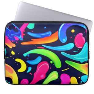 Kleursymfonie: Een Visueel Feest Laptop Sleeve