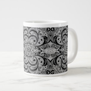 Kleursymfonie Mandala – Krachtige Psychedelische B Grote Koffiekop