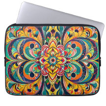 Kleursymfonie Mandala – Krachtige Psychedelische B