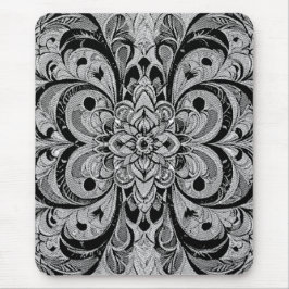 Kleursymfonie Mandala – Krachtige Psychedelische B Muismat