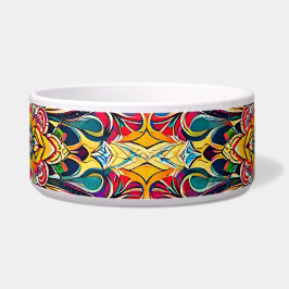 Kleursymfonie Mandala – Krachtige Psychedelische B Voerbakje