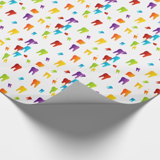 Kleurtanden Cadeaupapier (Hoek)