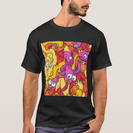 Kleurtegels #27A T-shirt (Voorkant)