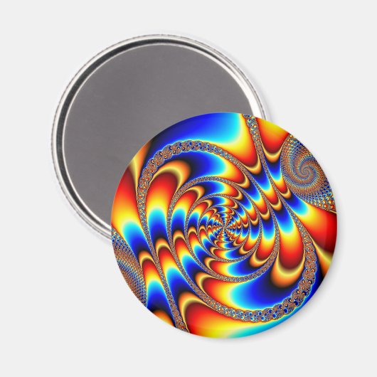 Kleurteken - Fractal Magneet (Voorkant / Achterkant)