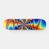 Kleurteken - Fractal Persoonlijk Skateboard (Horizontaal)