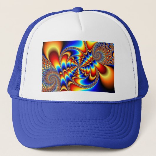 Kleurteken - Fractal Trucker Pet (Voorkant)