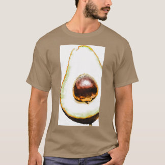 Kleurtekening van Avocado T-shirt