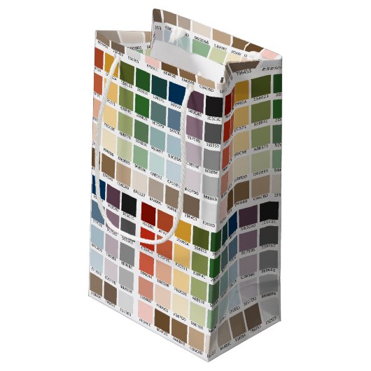 Kleurtest Klein Cadeauzakje (Achterkant Gekanteld)