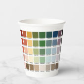 Kleurtest Papieren Bekers (Voorkant)