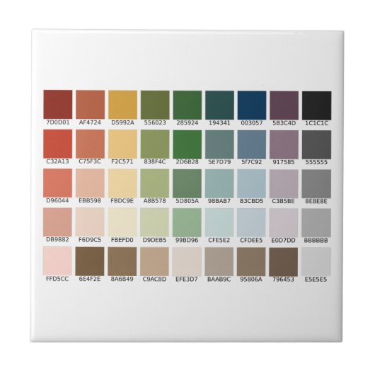 Kleurtest Tegeltje (Voorkant)