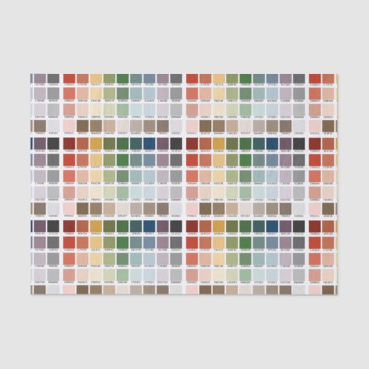 Kleurtest Tissuepapier (Voorkant)