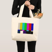 Kleurtest voor tv-bars grote tote bag (Voorkant (product))