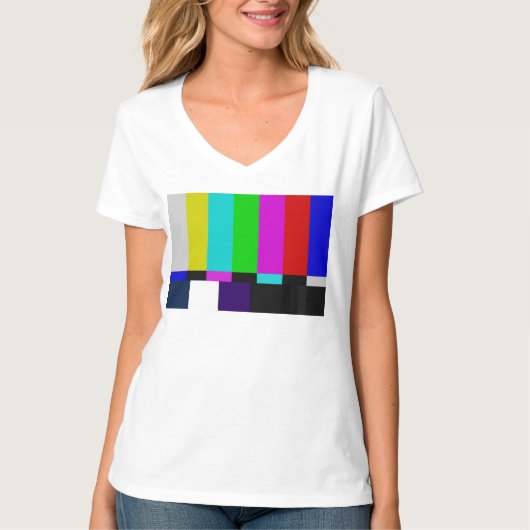 Kleurtest voor tv-bars t-shirt (Voorkant)