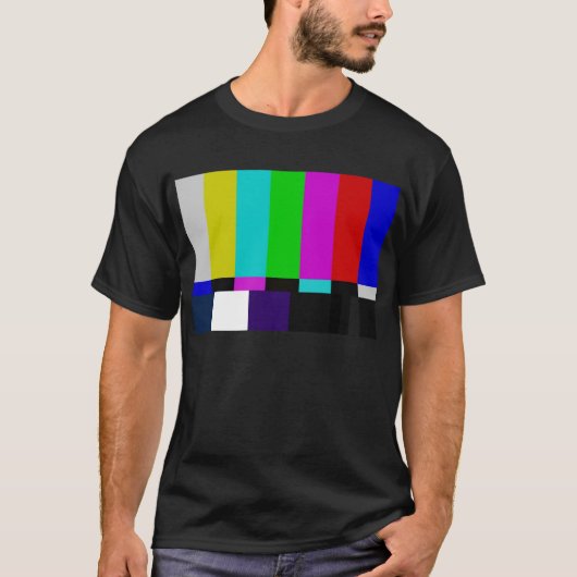 Kleurtest voor tv-bars t-shirt (Voorkant)