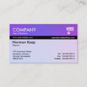 Kleurtex-strengen - zachte verlopen visitekaartje (Voorkant)