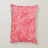 Kleurtextuur "pearly aardbery crème" accent kussen (Achterkant (Verticaal))