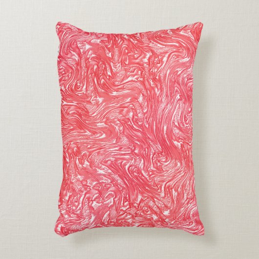 Kleurtextuur "pearly aardbery crème" accent kussen (Voorkant(Verticaal))