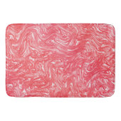 Kleurtextuur "pearly aardbery crème" badmat (Voorkant)