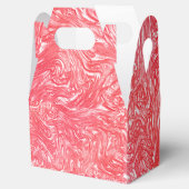 Kleurtextuur "pearly aardbery crème" bedankdoosjes (Geopend)