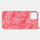 Kleurtextuur "pearly aardbery crème" Case-Mate iPhone case (Achterkant (horizontaal))