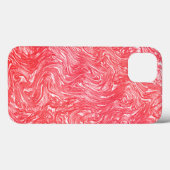 Kleurtextuur "pearly aardbery crème" Case-Mate iPhone case (Achterkant (horizontaal))