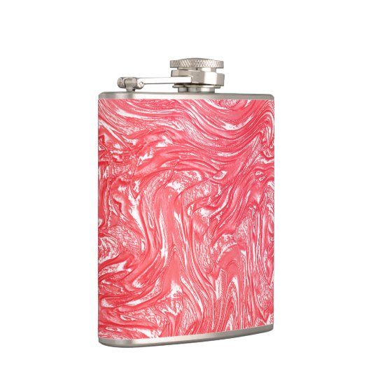 Kleurtextuur "pearly aardbery crème" heupfles (Rechts)