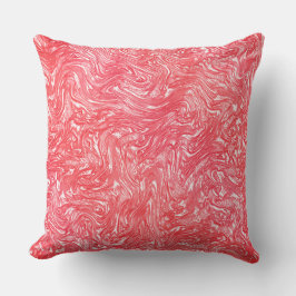 Kleurtextuur "pearly aardbery crème" kussen