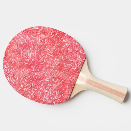 Kleurtextuur "pearly aardbery crème" tafeltennisbatje (Achterkant)